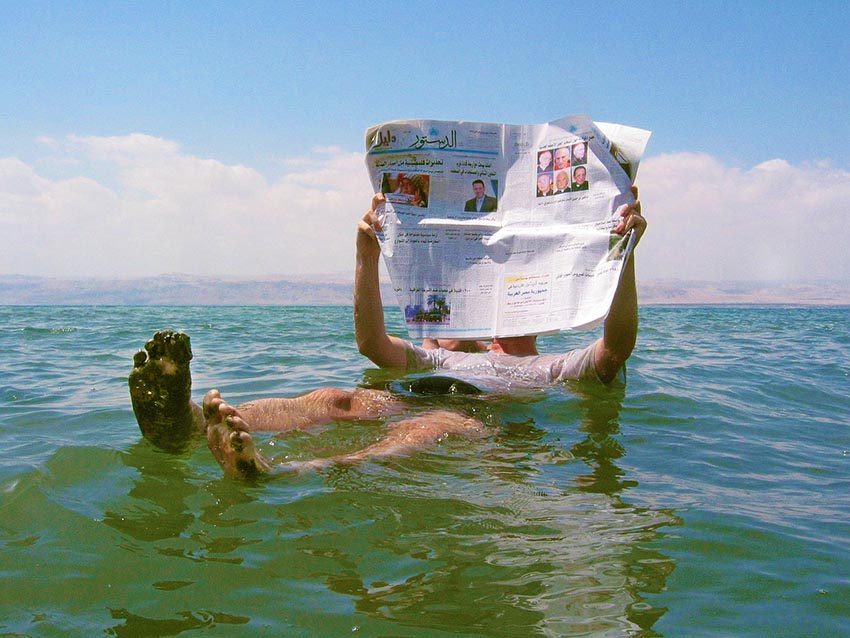 Dead sea newspaper